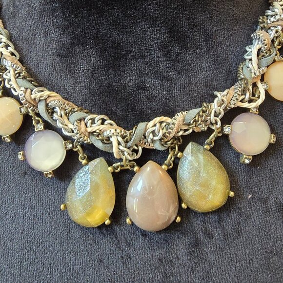 Womens Multicolor Crystal Faceted Beads Necklace Jewelry with Lobster Clasp - Picture 5 of 7